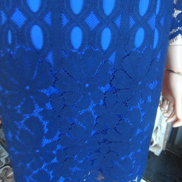 Lilly Pulitzer Dresses Lilly Pulitzer Navy Blue Lace Macon Dress